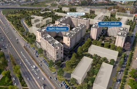 2х ком. квартира в новостройке BI Sado Business