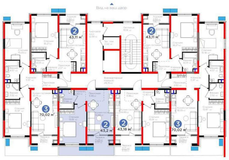 2-комнатная квартира в новостройке BI Sado Business