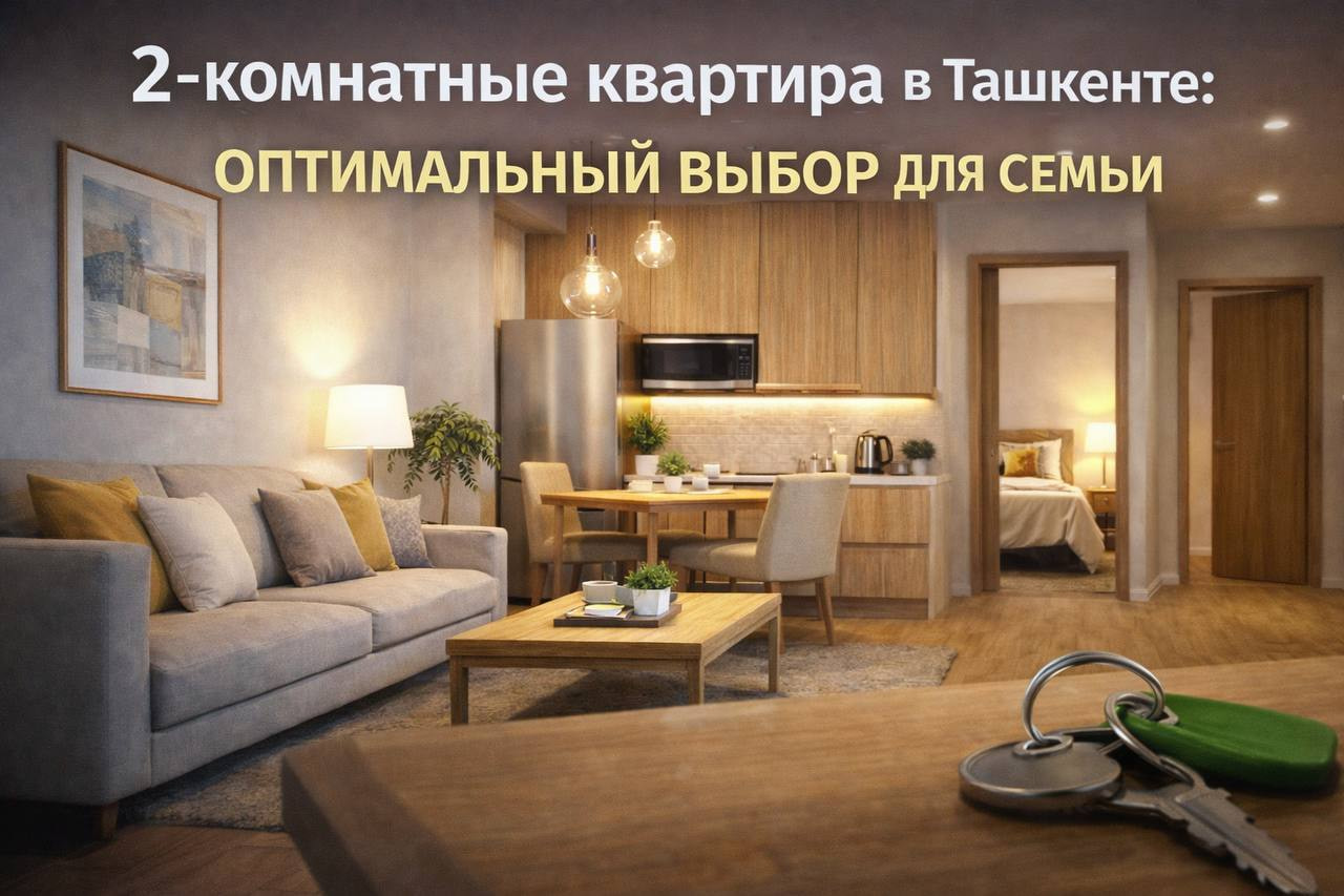 2-комнатные квартиры в Ташкенте: оптимальный выбор для семьи