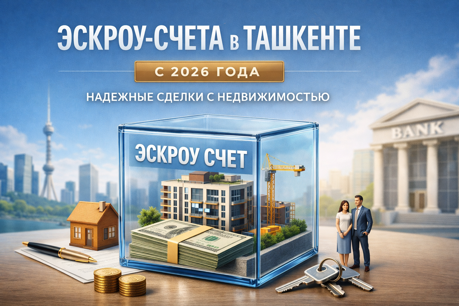 Эскроу-счета в Ташкенте: что это и как работает в 2026 году